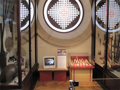 tall stories cannibal forks in situ as intervention into Fijian displays at Museum of Archaeology and Anthropology, University of Cambridge